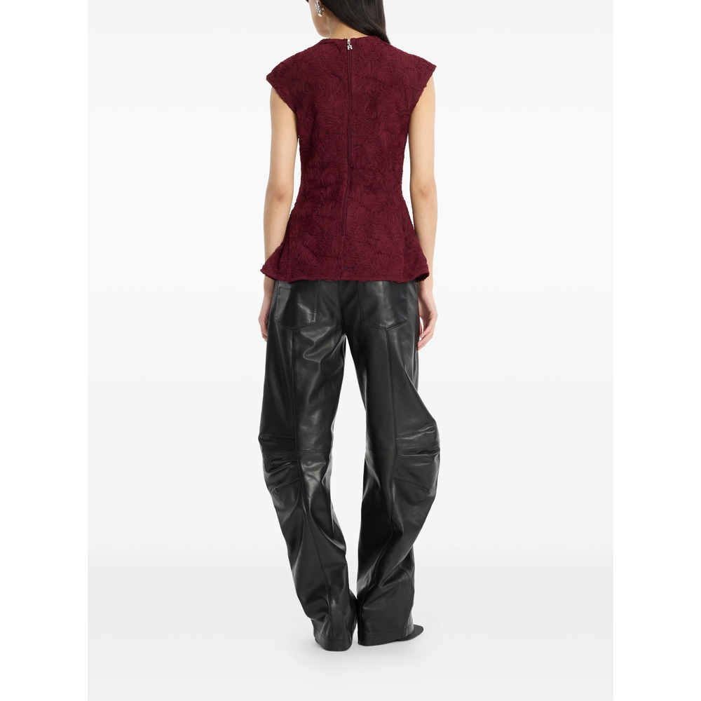[ROTATE] Trousers FW26 116170100 LEATHER CA 100