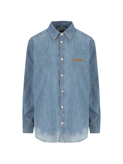 [Miu Miu] Shirts Long Sleeve FW26 GWC143193KF0013