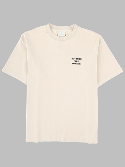 [DROLE DE MONSIEUR] T-shirts Short Sleeve FW26 TS203_CO002MASTIC