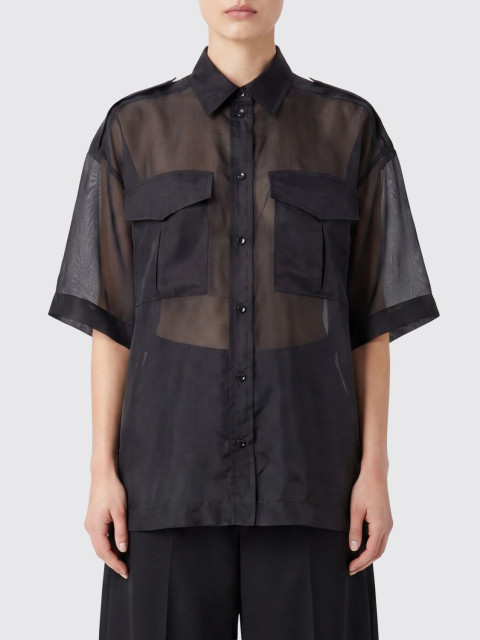 [PHOEBE PHILO] Shirts Short Sleeve SS26 DC125SE3515 900BK