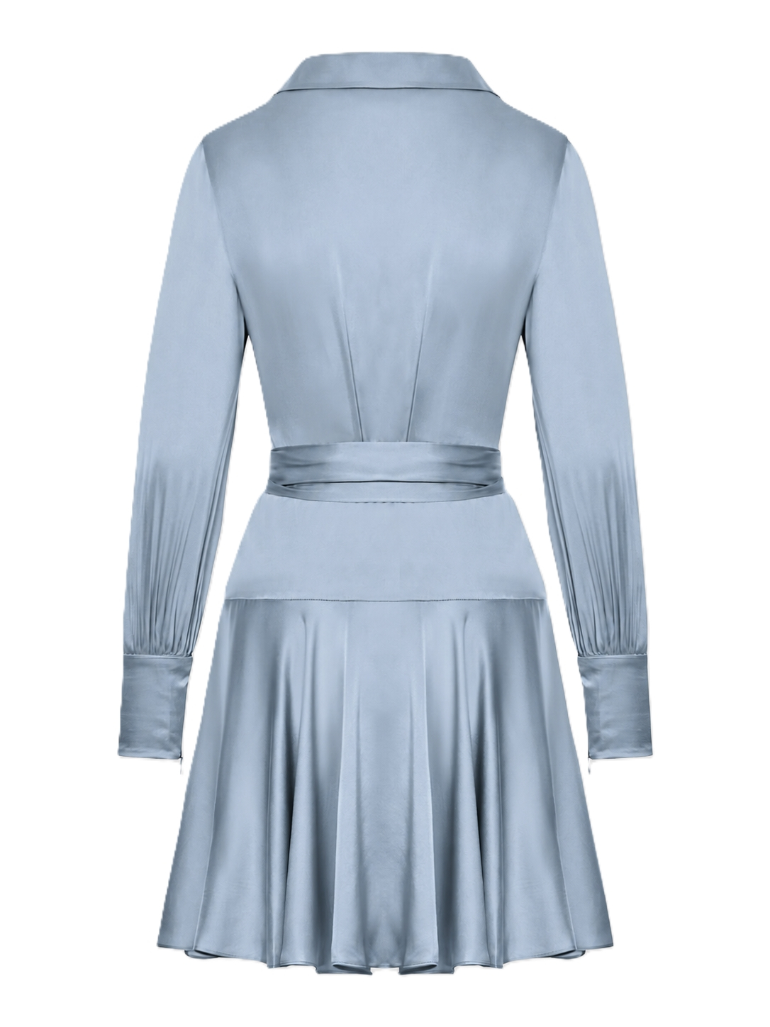 [Zimmermann] Long sleeve dress FW26 8067DF26ROCBL OCEAN BLUE
