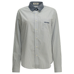 [Miu Miu] Shirts Long Sleeve FW26 MK2053189FF022X S OOO