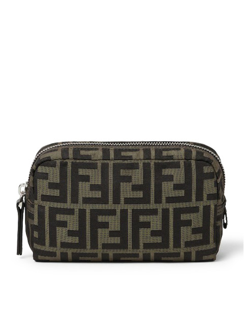 [Fendi] Pouch FW26 8N0218B1J2F1PR4 TOBACCO MORO BLACK
