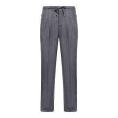 [Brunello Cucinelli] Trousers FW26 ME226E1710C004 DARK GREY