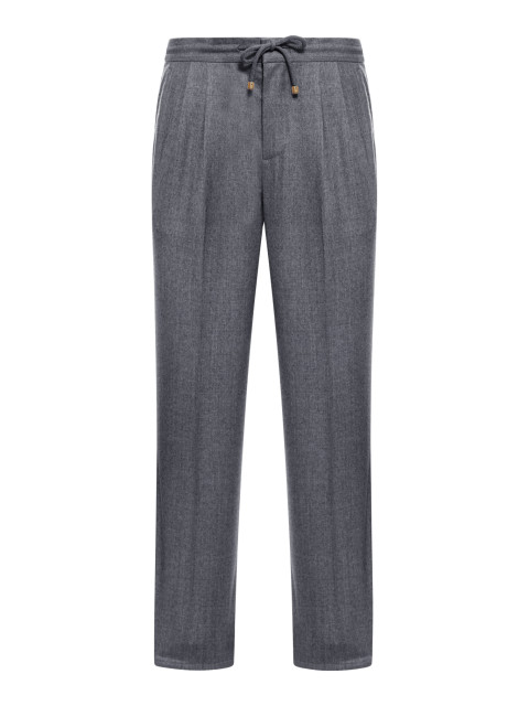 [Brunello Cucinelli] Trousers FW26 ME226E1710C004 DARK GREY