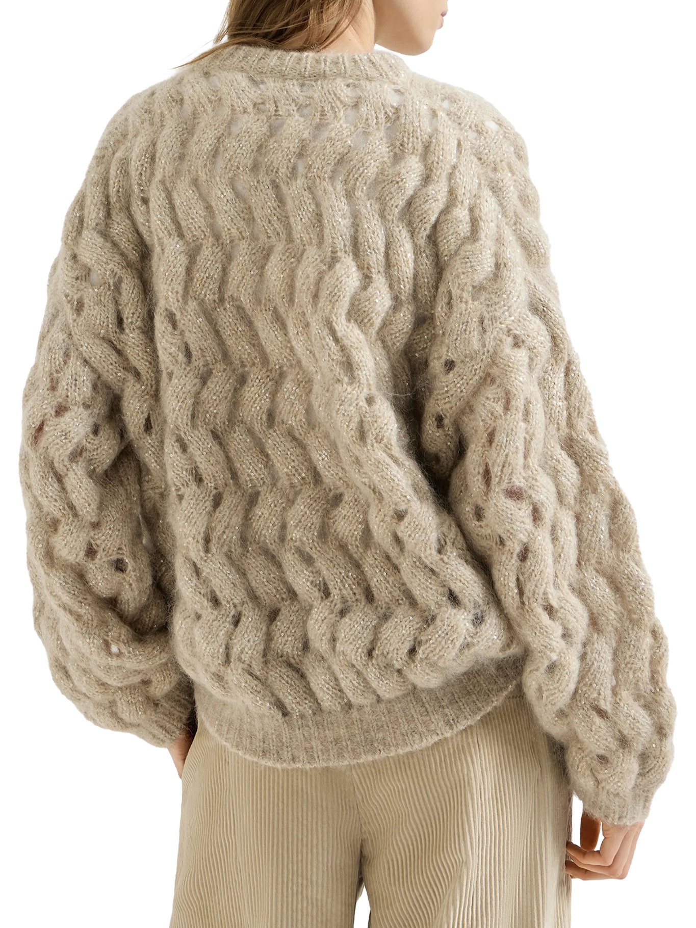 [Brunello Cucinelli] Knitwear FW26 MNT347520CMG59 WARM BEIGE