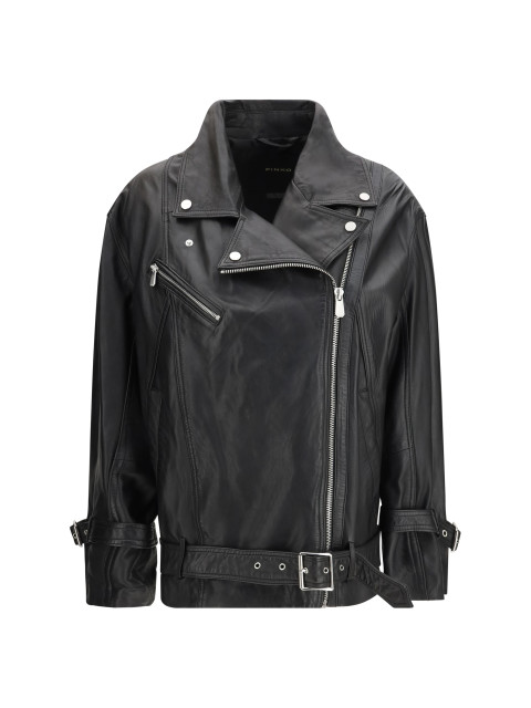 Leather biker Jacket