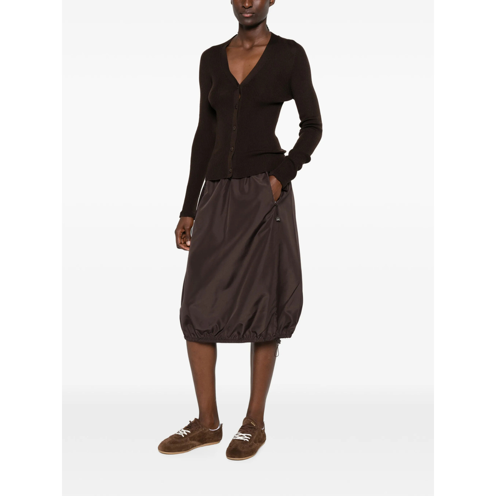 [Cecilie Bahnsen] Cardigan FW26 KNI52003 FOLKE BROWN