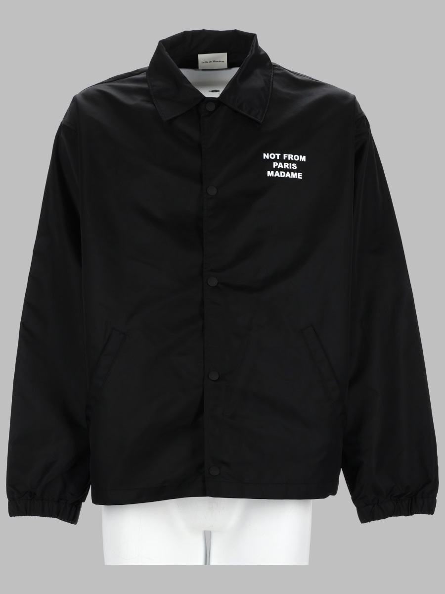 [DROLE DE MONSIEUR] Jacket FW26 JT183_PA014BLACK