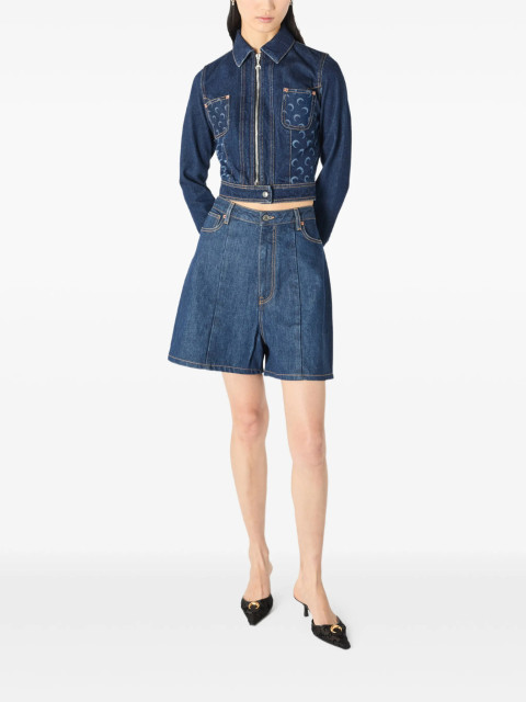 [MARINE SERRE] Shorts SS26 WSH018ARDEN0002BL80