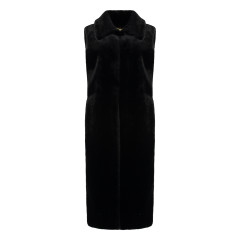 [BB Couture] Fur Jacket FW25 SCARLET_Black