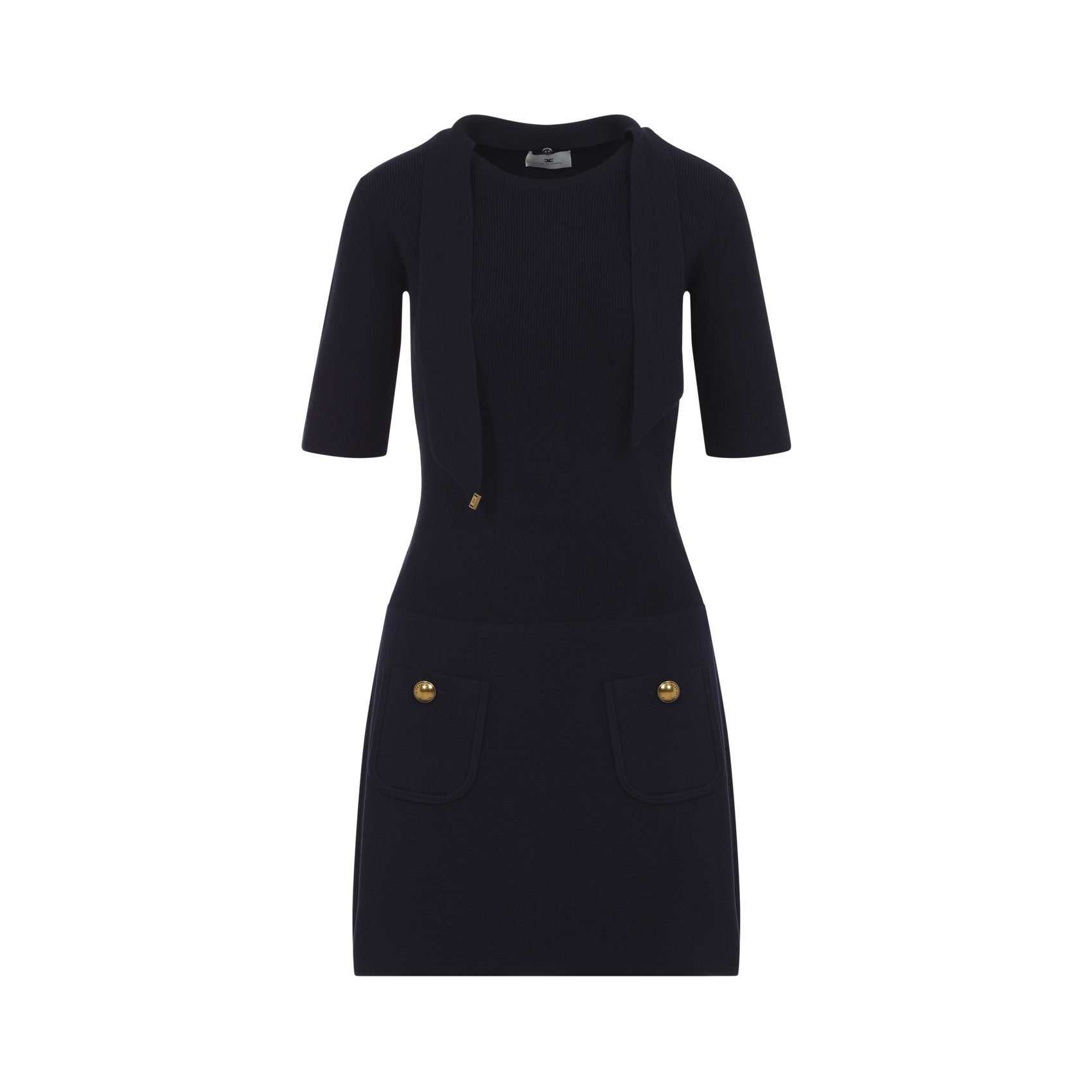 [ELISABETTA FRANCHI] Short sleeve dress FW26 AM04S66E2