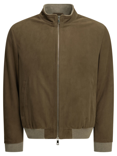 [Altum] Leather Jacket FW26 MNSUEBOMBERBEIGE