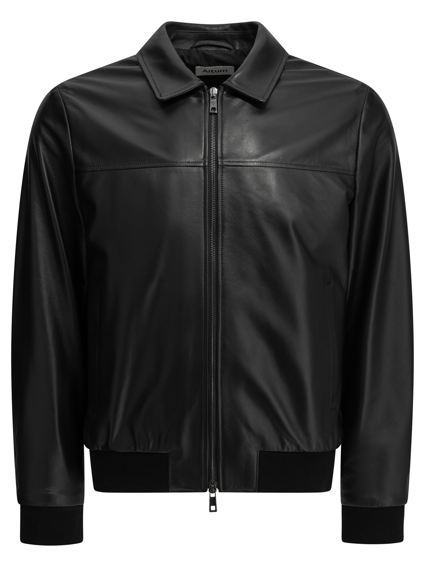 [Altum] Leather Jacket FW26 MNLTHCOACHNERO