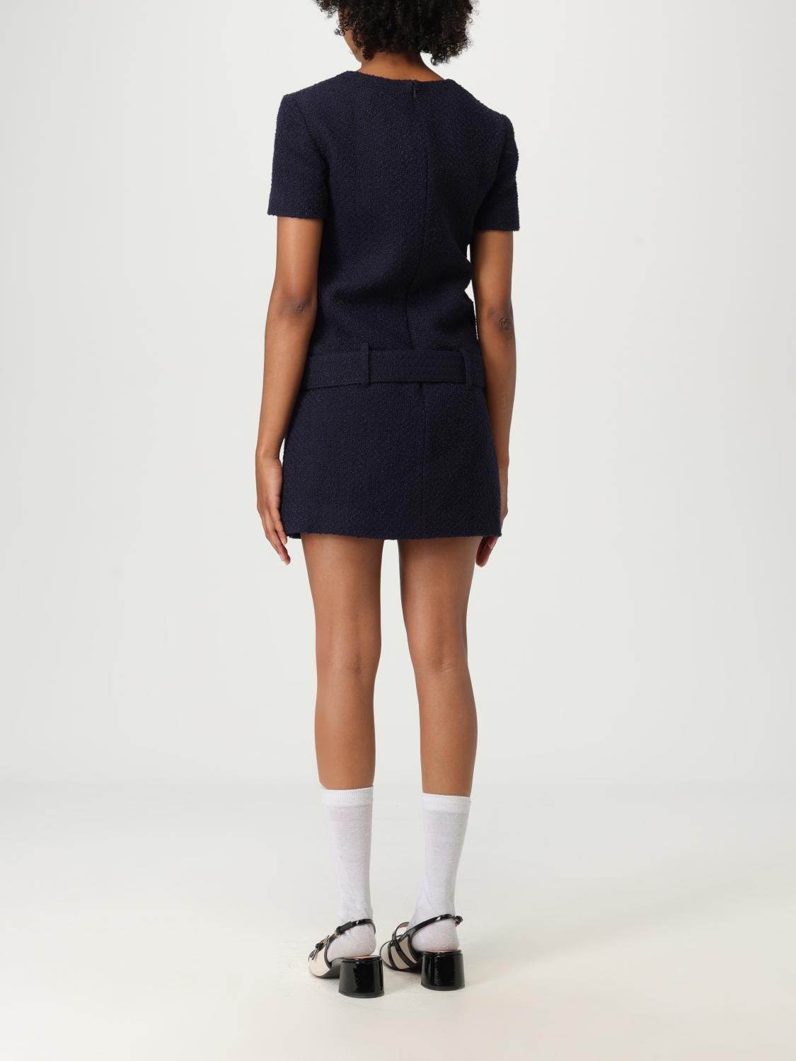 [Self-portrait] Short sleeve dress FW25 PF25034SBL BLUE