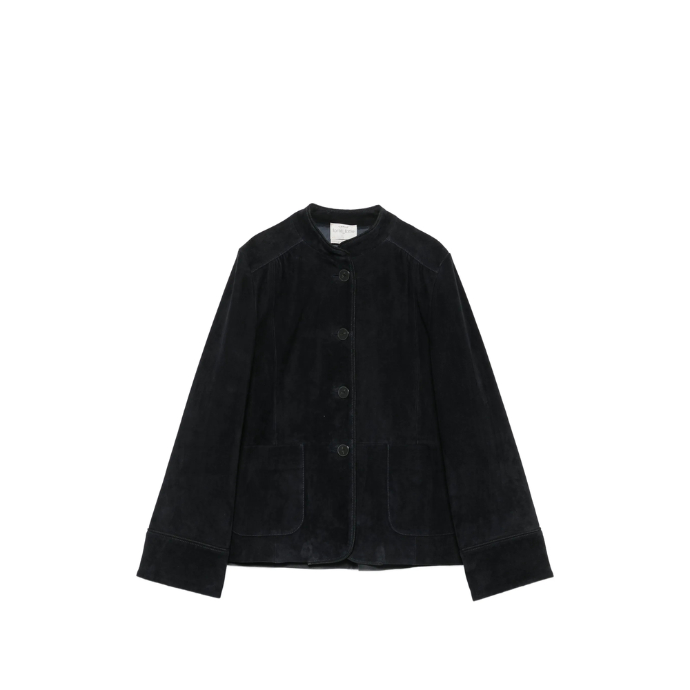 [Forte Forte] Leather Jacket FW26 15013  NOTTE