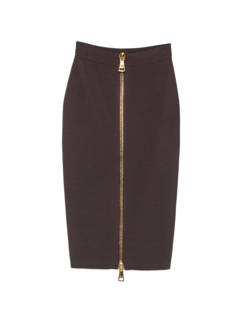 [ELISABETTA FRANCHI] Midi skirt FW26 GK28B66E2  EV9