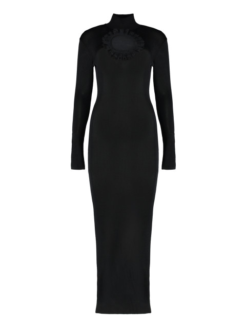 [SELF PORTRAIT] Long sleeve dress SS25 SS25CK005XB_BLACK