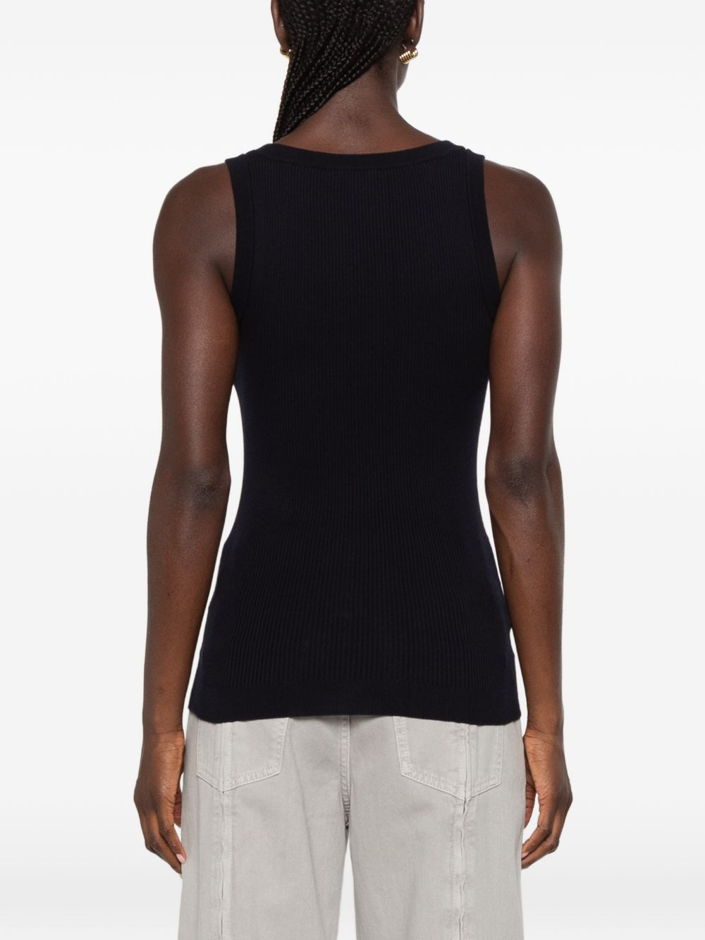 [Miu Miu] T-shirts Sleeveless FW26 MMV29412ZLF0008