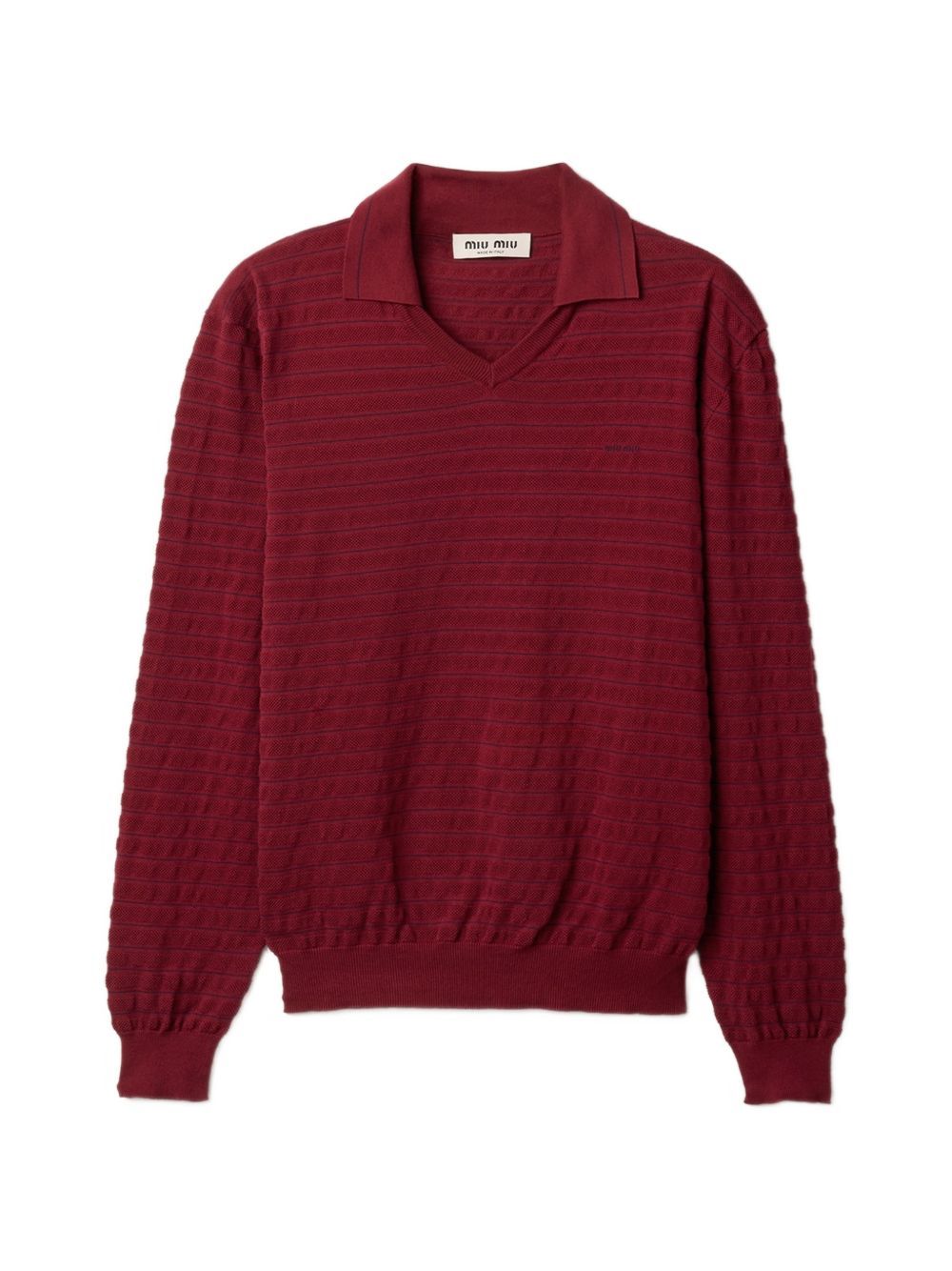 [Miu Miu] T-shirts Long Sleeve FW26 MML05R184QF0399