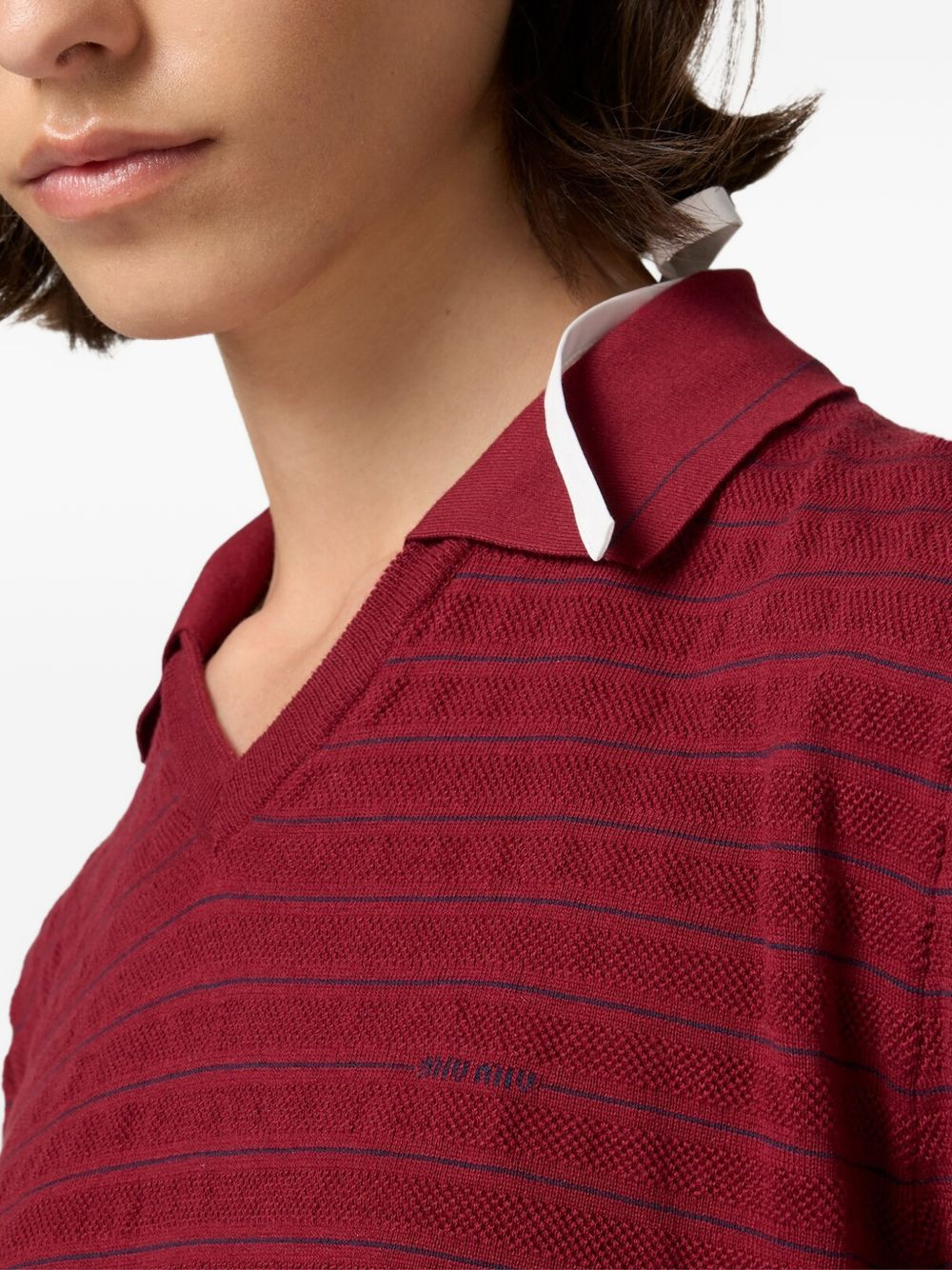 [Miu Miu] T-shirts Long Sleeve FW26 MML05R184QF0399