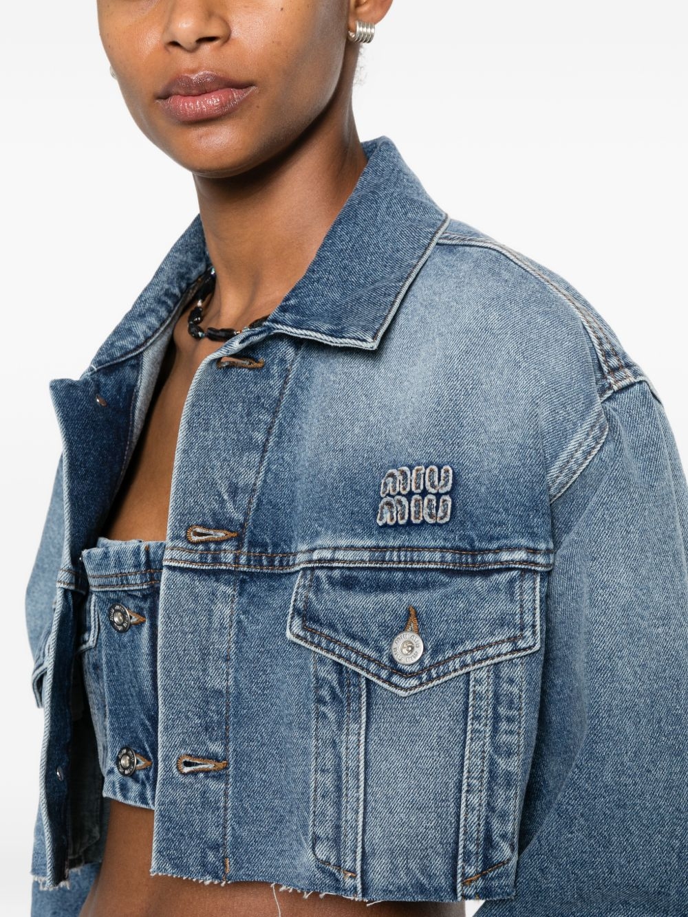 [Miu Miu] Denim Jacket FW26 GWB314197UF0008