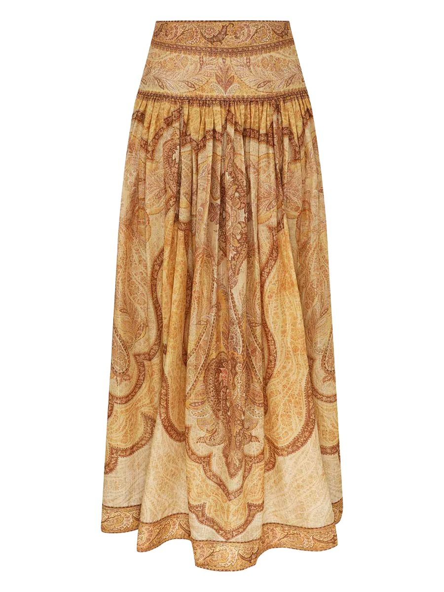 [Zimmermann] Long skirt SS26 6437SRS262_TPMM