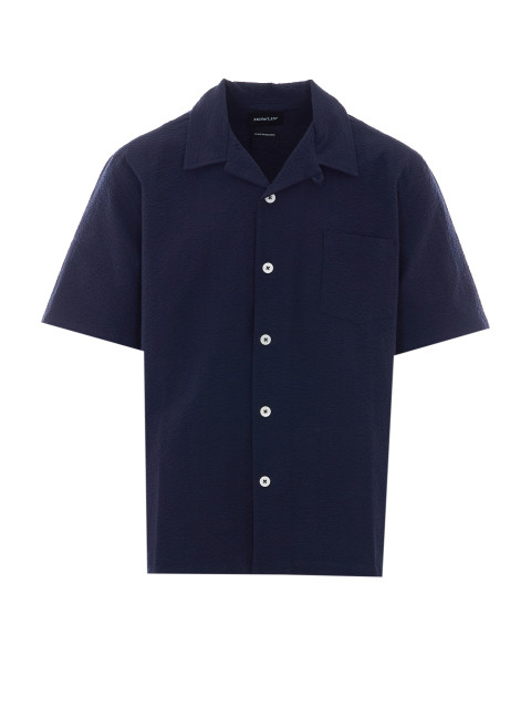 [Howlin] Shirts Short Sleeve SS26 COCKTAIL SHIRT CRISPY SEERSUCKERNAVY