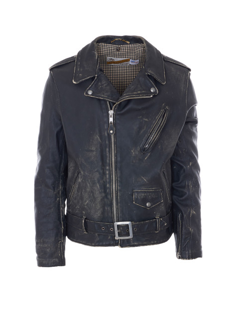 [SCHOTT N.Y.C.] Leather Jacket SS26 PER70BLACK