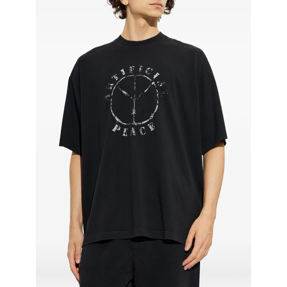 [Vetements] T-shirts Short Sleeve FW26 MH27TR189B  BLACK