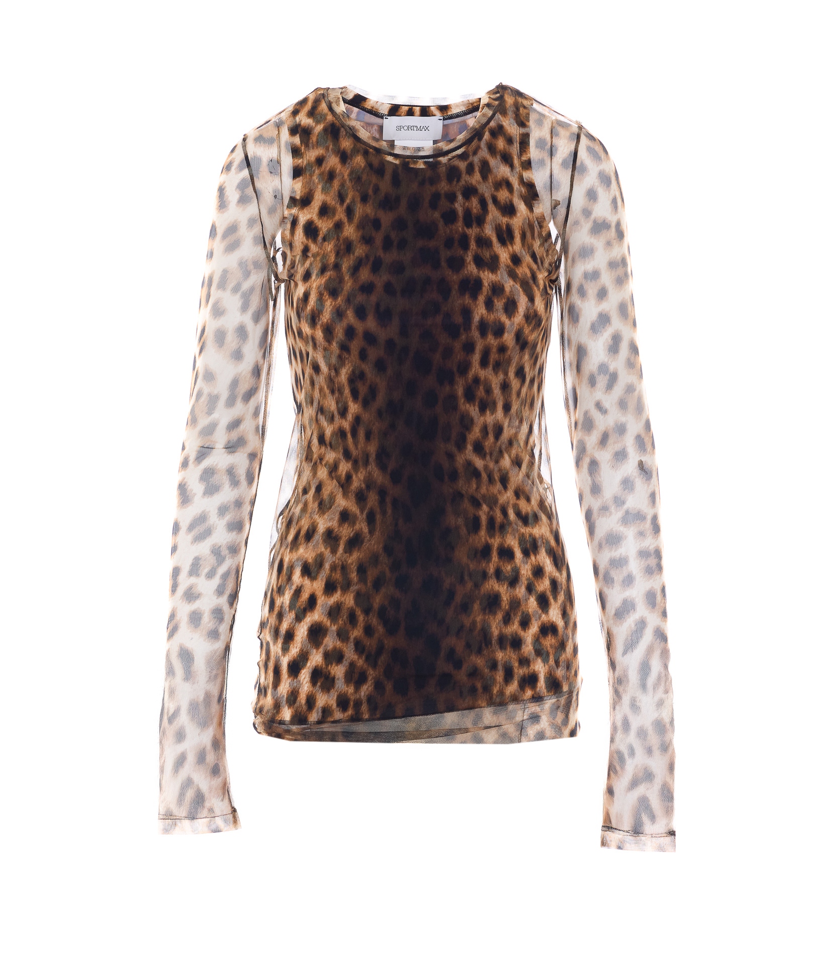 [SPORTMAX] T-shirts Long Sleeve SS26 2612941072600 SPXZEBU001