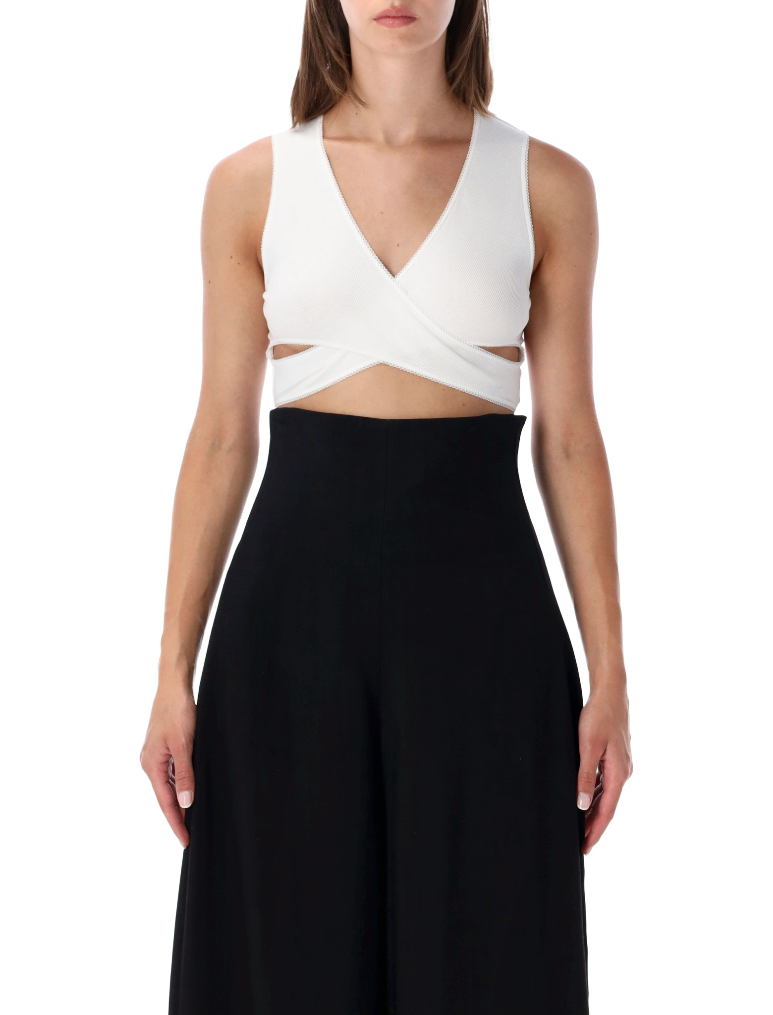 [Alaia] Tank top FW26 AA9H1547J085D000