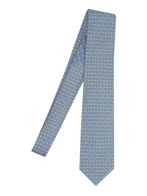 [Salvatore Ferragamo] Tie FW26 794943351459AZZURRO