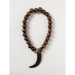 [ALLUJEWELS] Necklace SS26 COLLANE WOODY+CORNO DARK