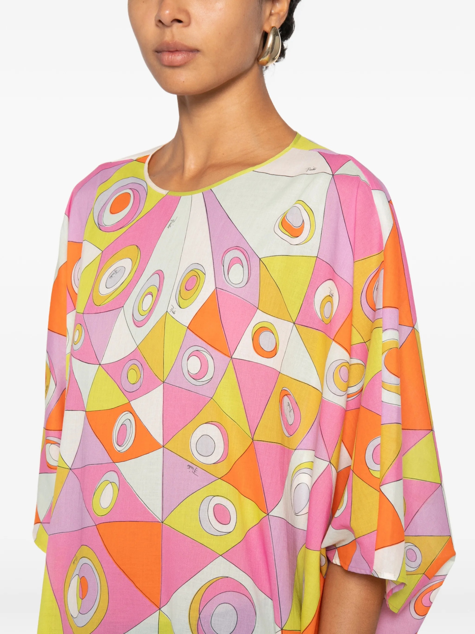 [Emilio Pucci] Short sleeve dress SS26 6HRL456H724051