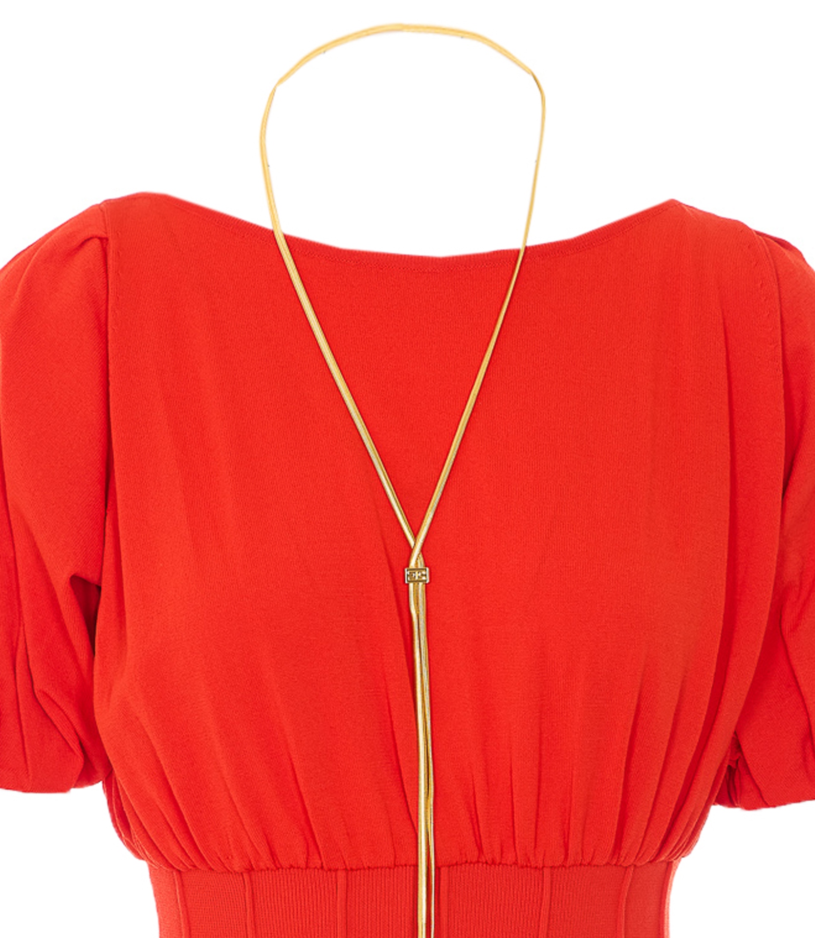 [ELISABETTA FRANCHI] Short sleeve dress SS26 AM94T62E2H85