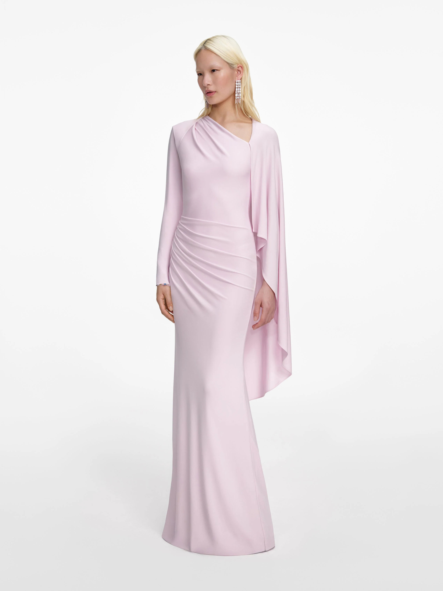 [SELF PORTRAIT] Long sleeve dress SS26 RS26505XPPINK