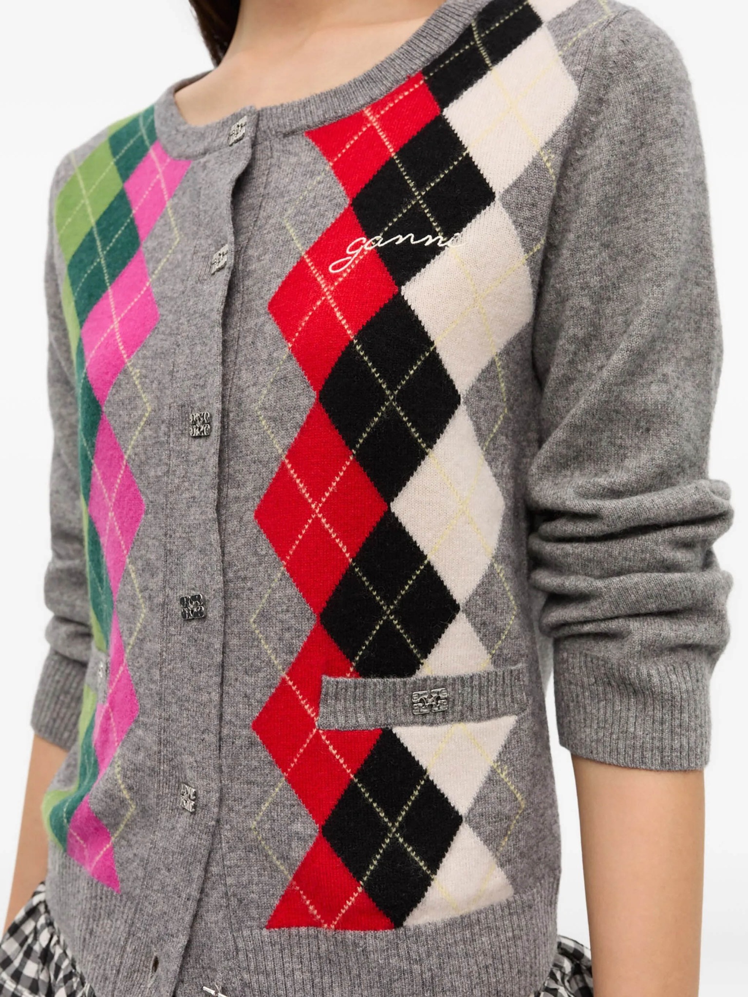[GANNI] Cardigan FW25 K2512921