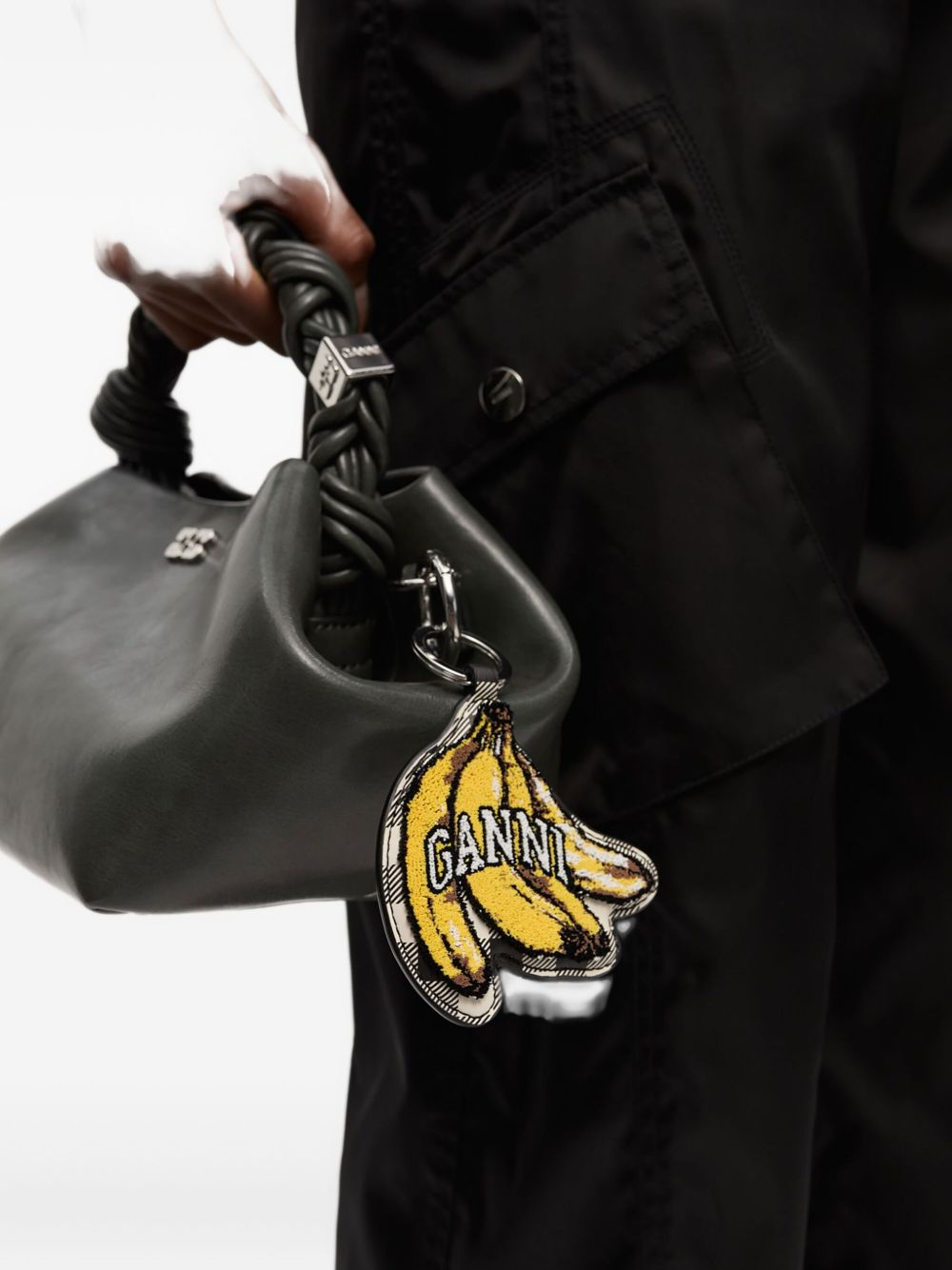 [GANNI] Keyring FW25 A6812099