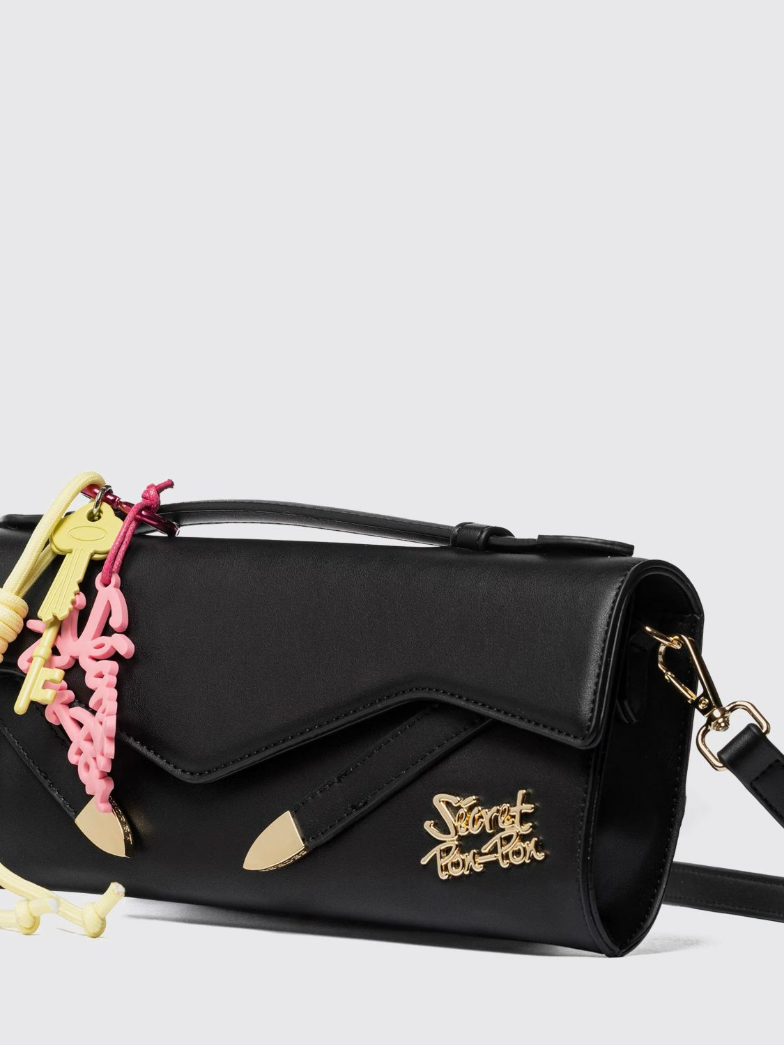 [SECRET PON-PON] Clutch bag SS26 LUISITA CHERIE Black