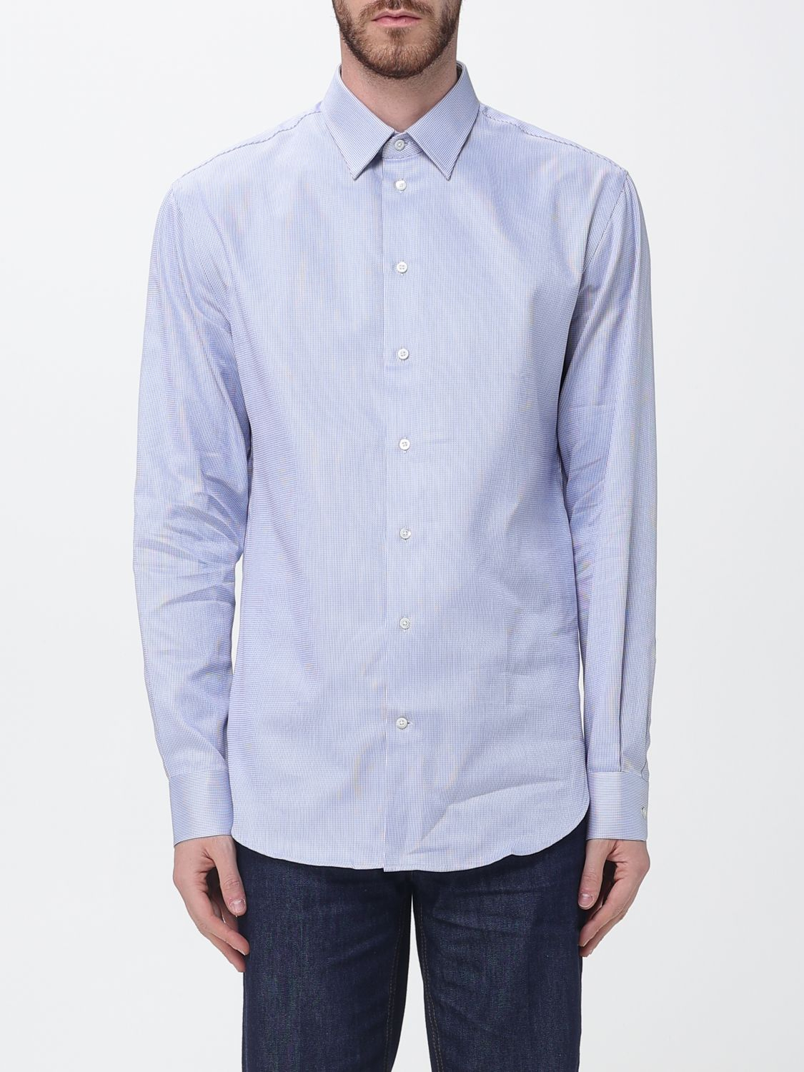 [Emporio Armani] Shirts Long Sleeve SS26 EM000195TE20513 F9027