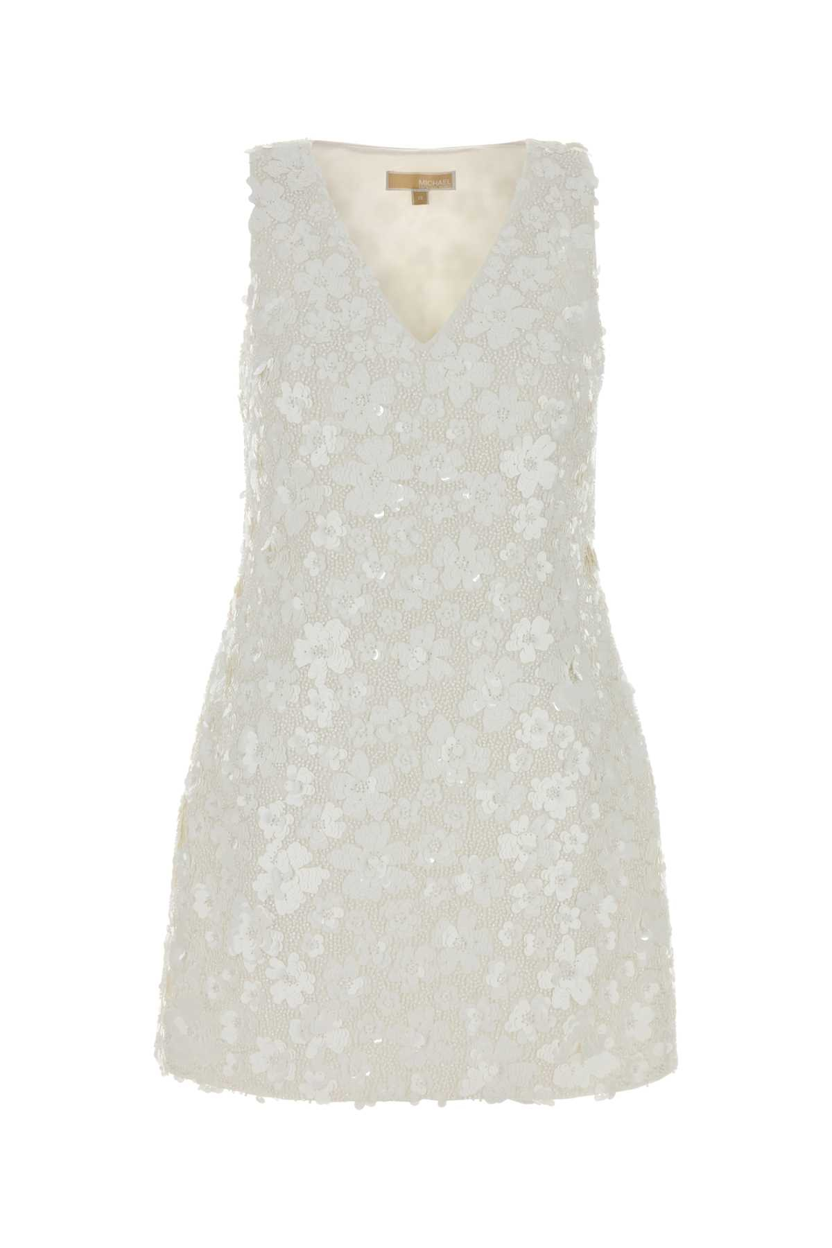 [MICHAEL BY MICHAEL KORS] Sleeveless dress SS26 MS6834YHHS WHITE