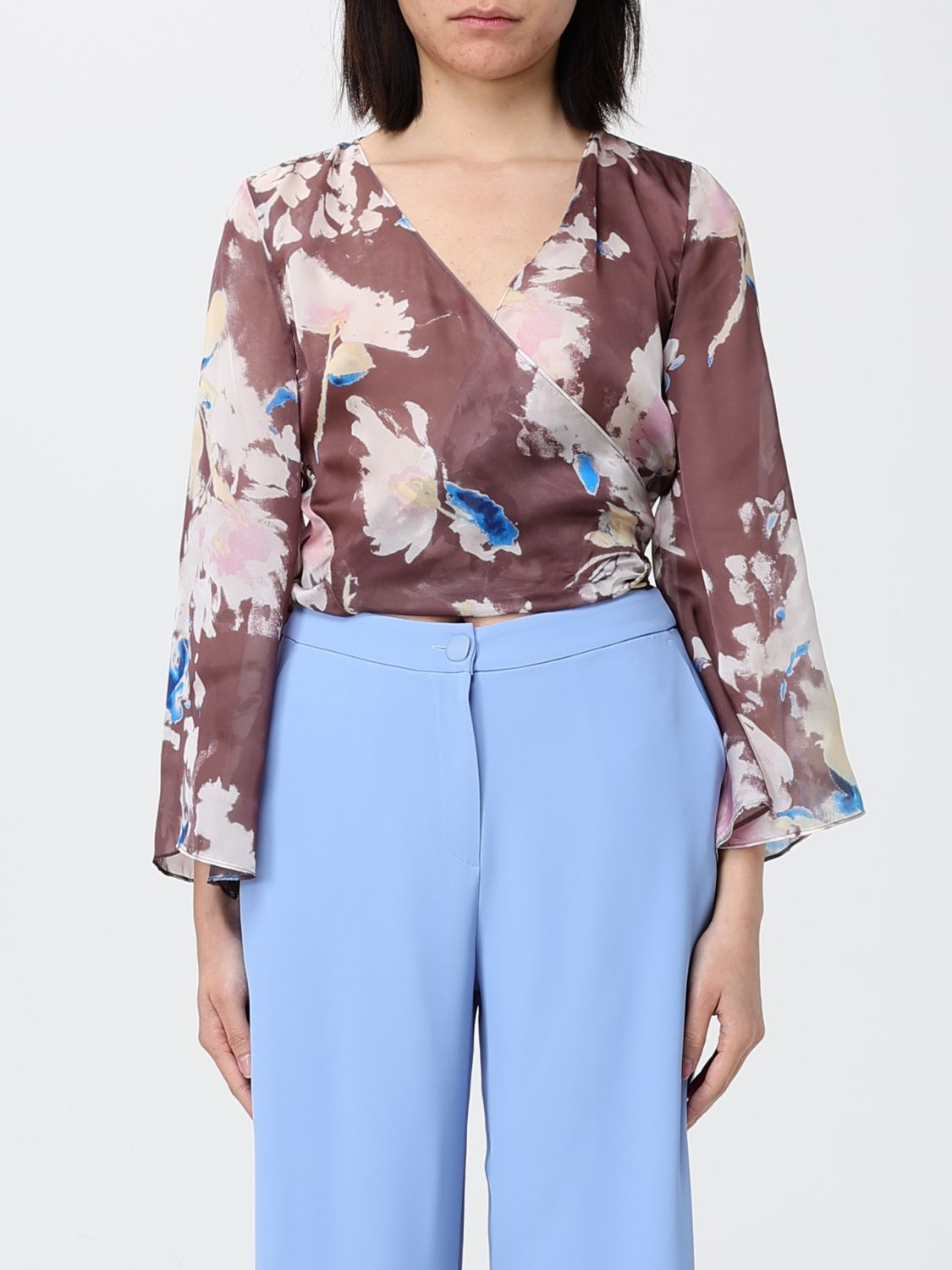 [HANITA] Blouse SS26 HM31554624 EBANO