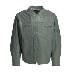 [Needles] Leather Jacket SS26 SX120A-Grey