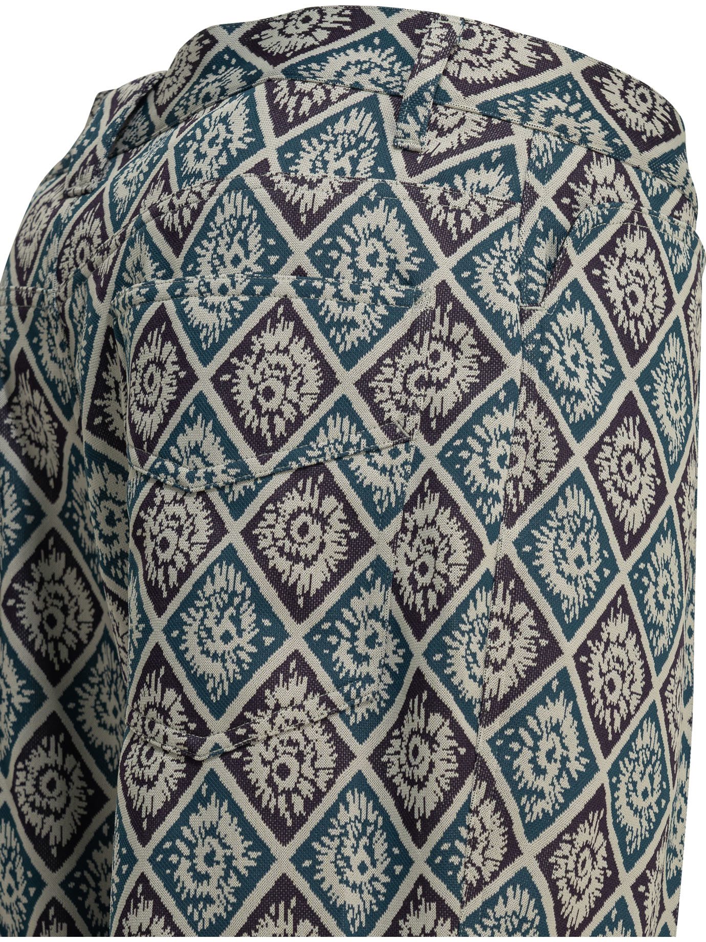 [Needles] Trousers SS26 SX401A-Blue/Purple
