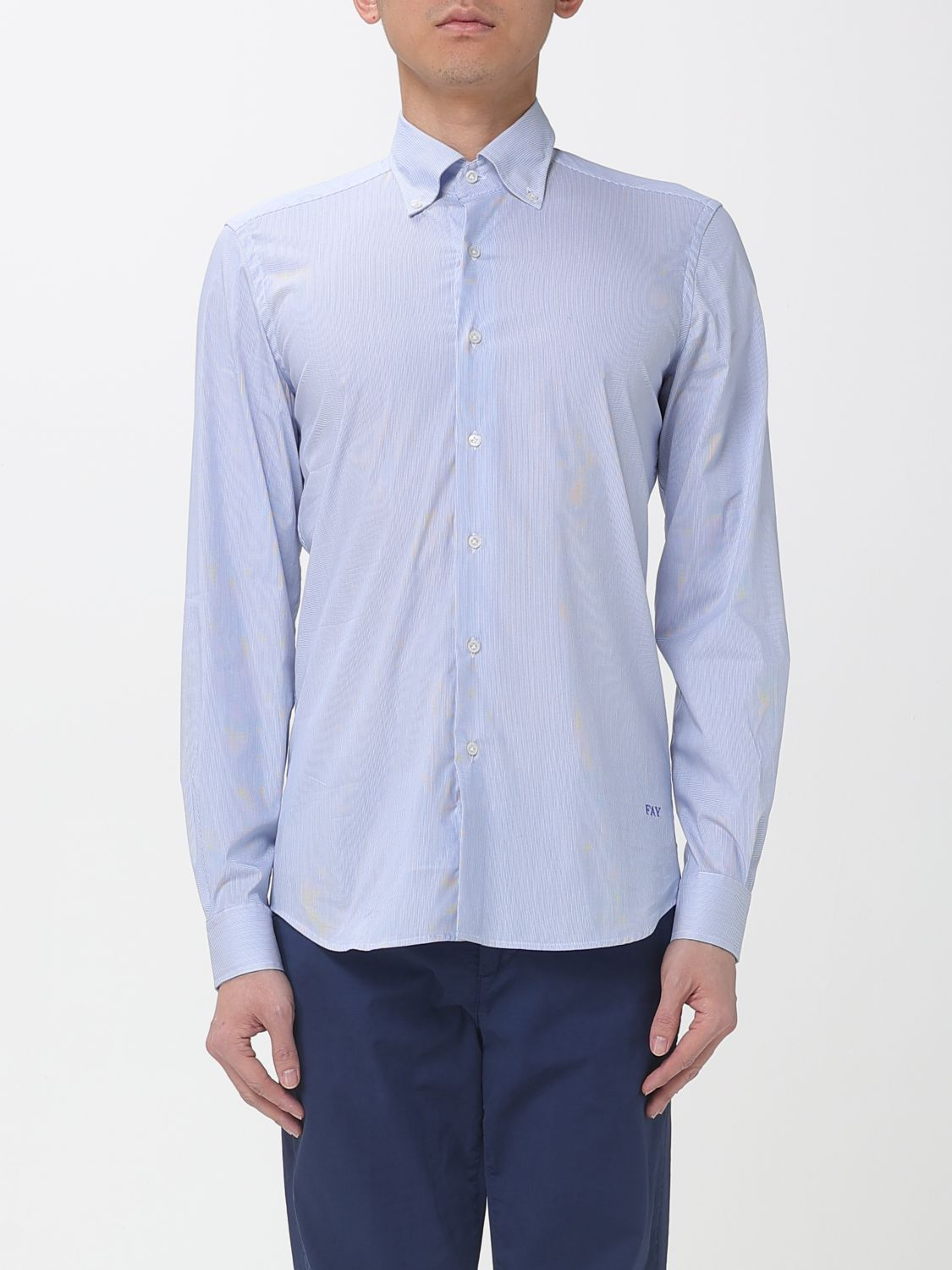 [Fay] Shirts Long Sleeve SS26 NCMA152258SZBE U802