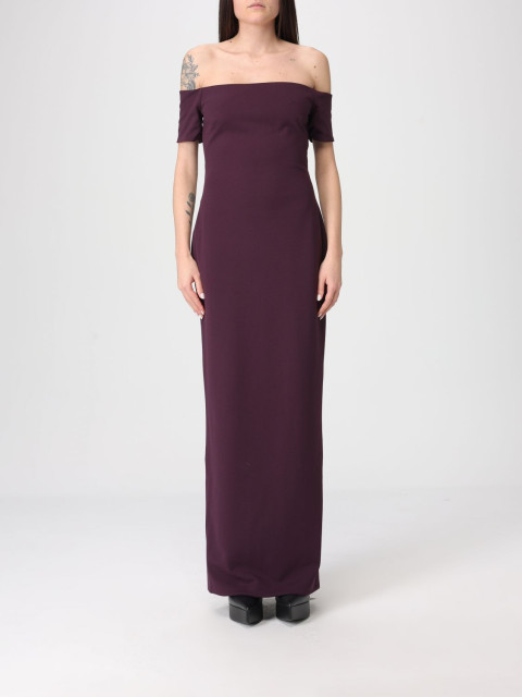 [Solace London] Sleeveless dress SS26 OS46026 PLUM