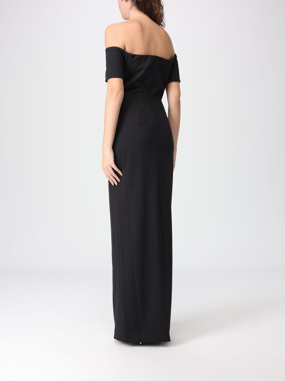 [Solace London] Sleeveless dress SS26 OS46026 BLACK