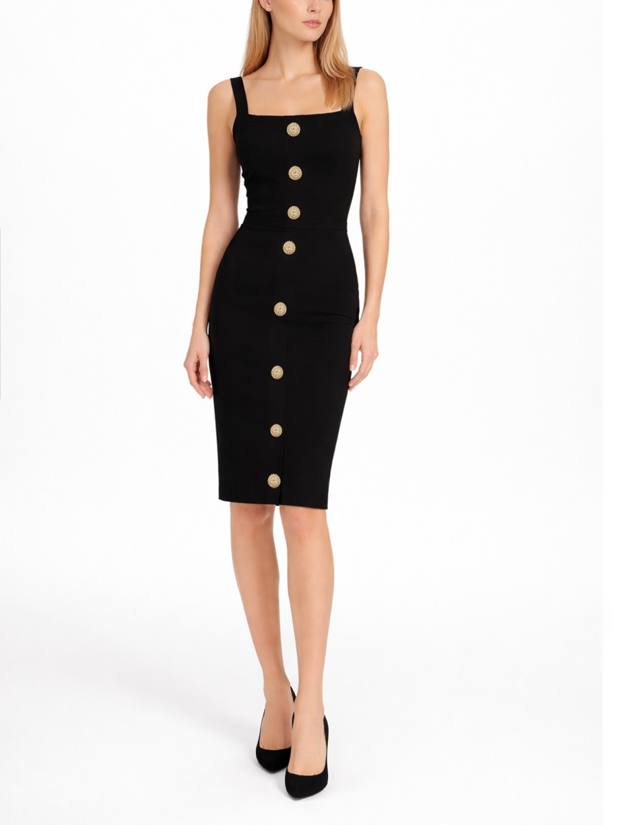 [Balmain] Midi skirt SS26 GF1LC018KJ43_0PA