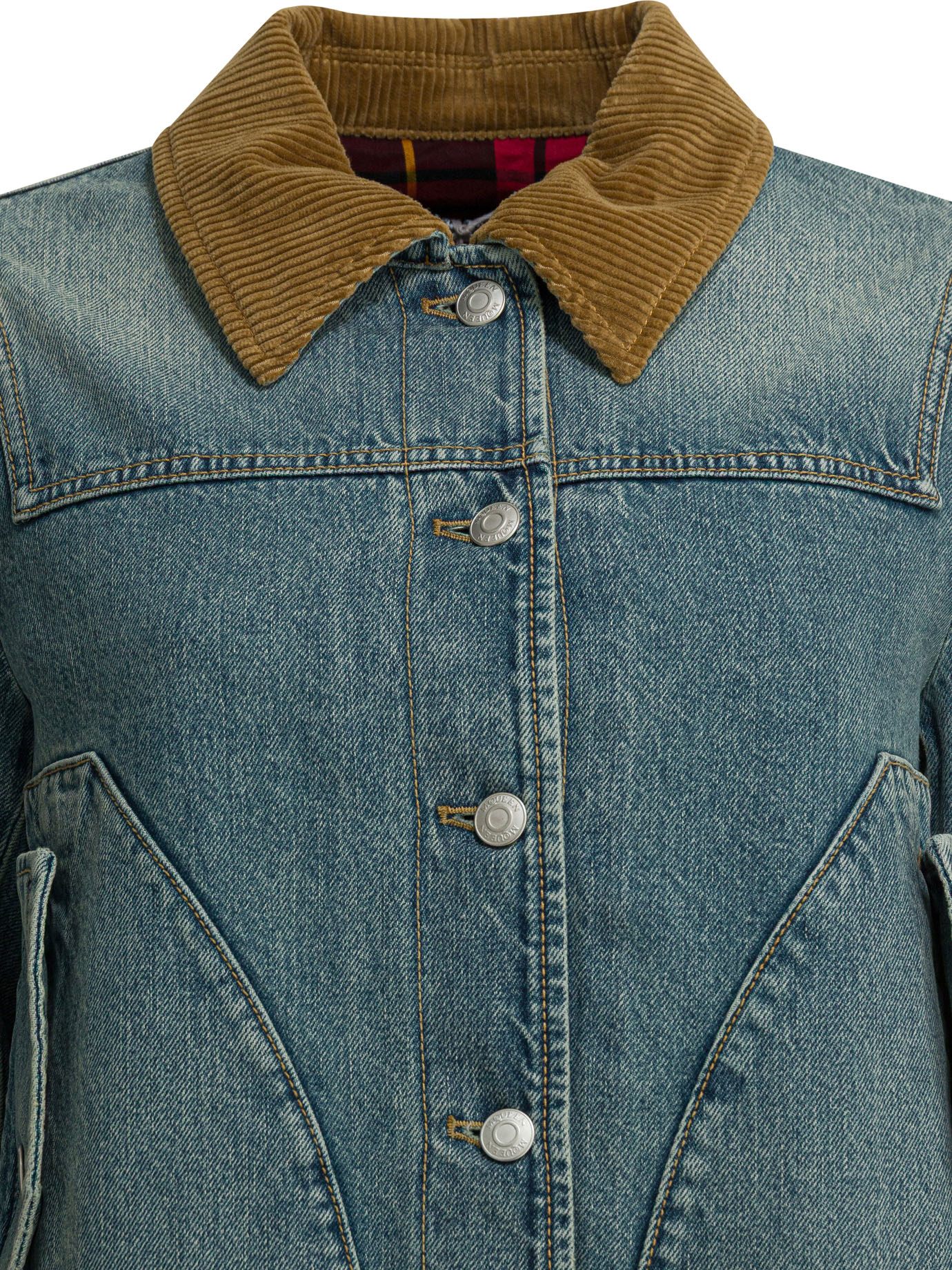 [McQueen] Denim Jacket SS26 852182QMAD04383
